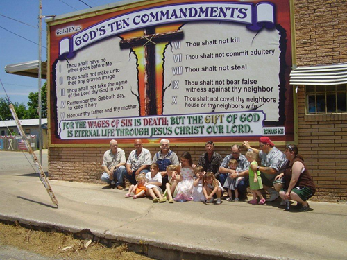 God's Ten Commandments Billboard