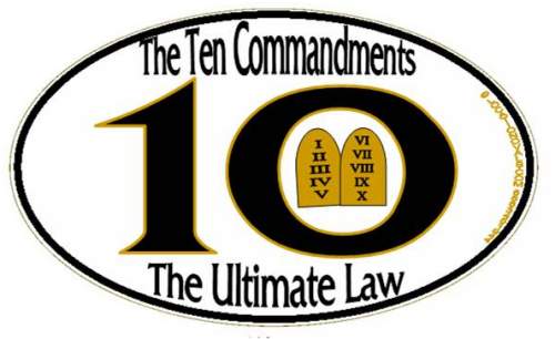 ten commandments decals 
