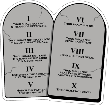 Ten Commandment Magnets
