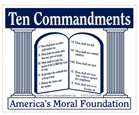 ten commandments decals 