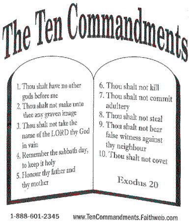 Kids on Of Promoting The Ten Commandments They Are Great For Kids To Wear To